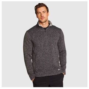 Eddie Bauer Men’s Radiator Fleece 1/4 Zip Pullover in Gray, M, NWTs